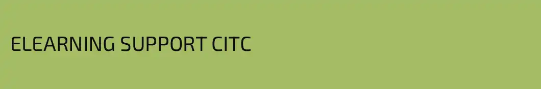 ELEARNING SUPPORT CITC